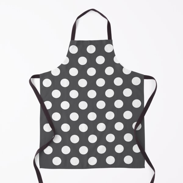 Item preview, Medium WHITE and CHARCOAL GREY POLKA DOTS designed and sold by RachelMacht.