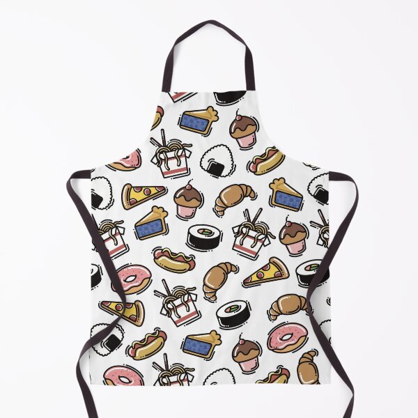 Item preview, Creative Cravings (Cute Food Pattern) designed and sold by avotaco.