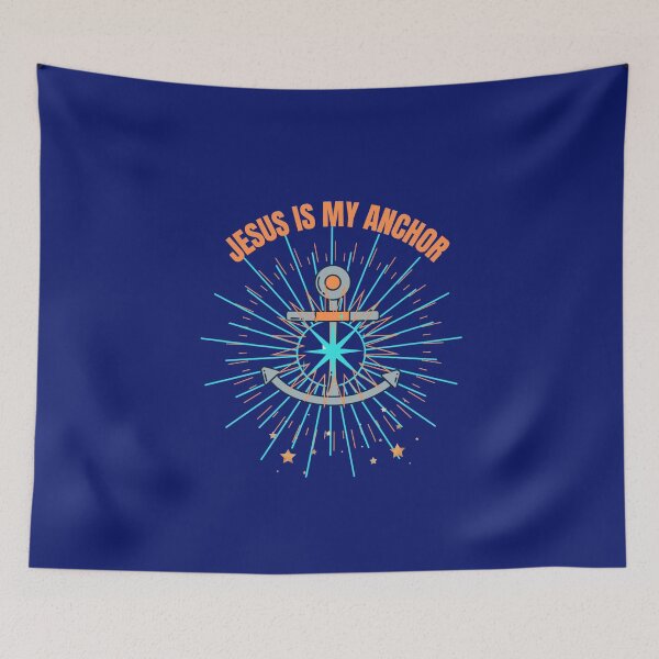 Item preview, Jesus is my anchor,he saves-he is love designed and sold by Mammanation.