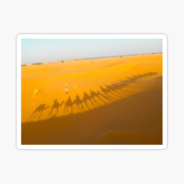 Item preview, yellow camel shadows designed and sold by exploramum.