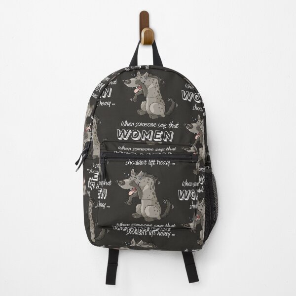 Item preview, Funny Hyena fitness training illustration designed and sold by ARTemyzz.