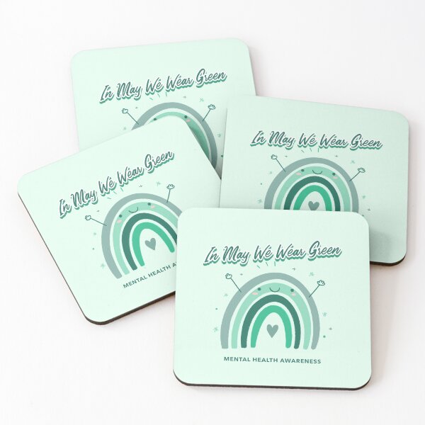 Item preview, In May We Wear Green Mental Health Awareness designed and sold by TamGustam.