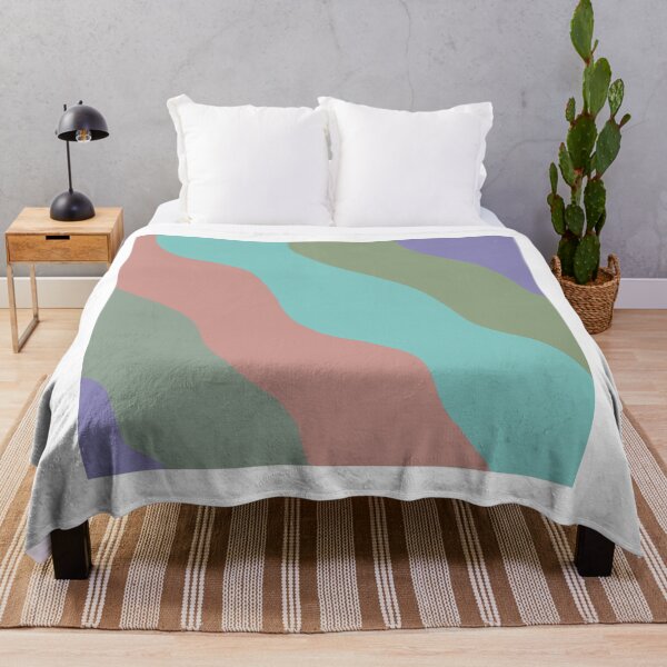 Item preview, 13 Going on 30 Camouflage - purple, blue, green, mint, pastel peach designed and sold by SilverSquirrels.