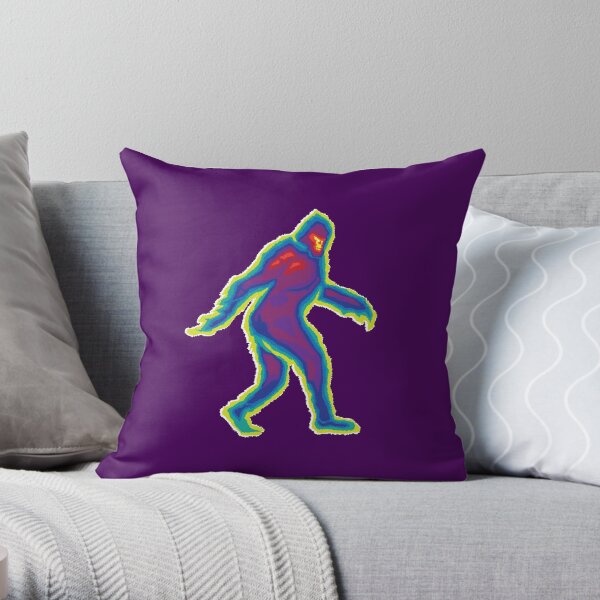 Heat Vision - Bigfoot Throw Pillow