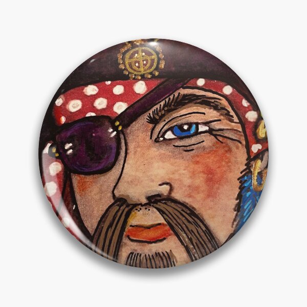 Item preview, SCURVY The Handsome Pirate, Parrot, Ship Mate, Plunder, Buccaneer,Eye Patch, Robber, Criminal designed and sold by artenvironments.