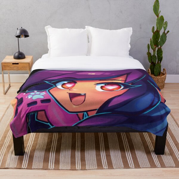 Aphmau with video game Throw Blanket