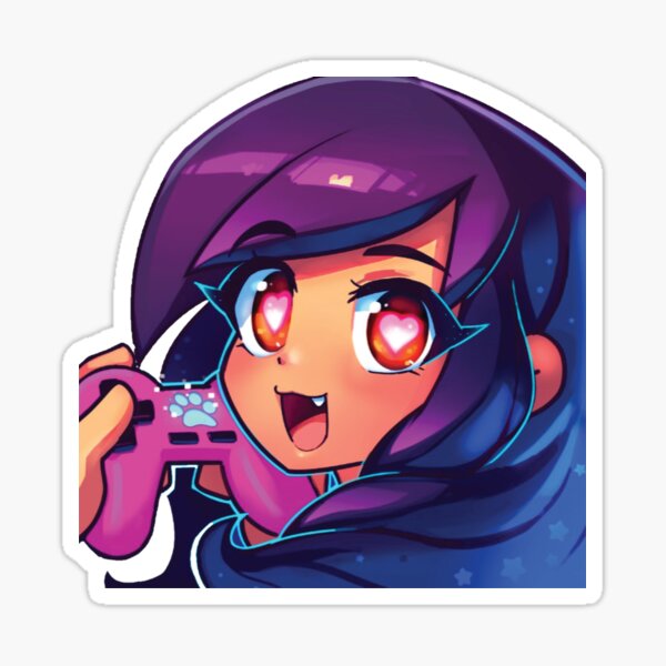 Aphmau with video game Sticker
