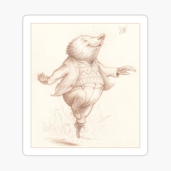 Happy Mole Sticker