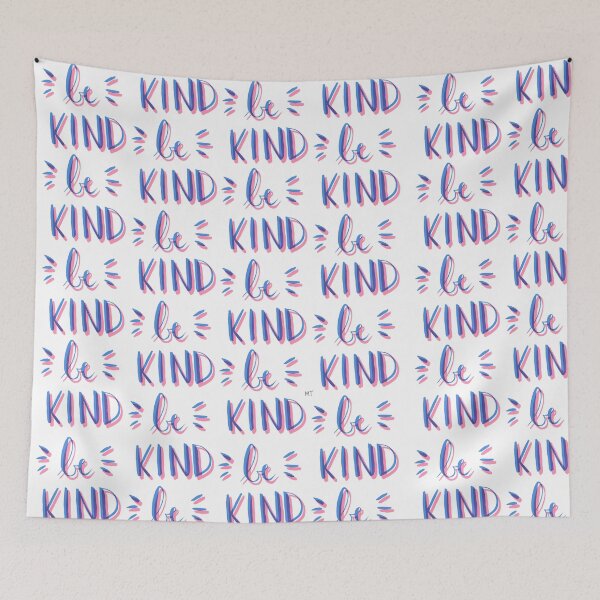 Item preview, Be Kind - Pink & Blue designed and sold by monitdesign.