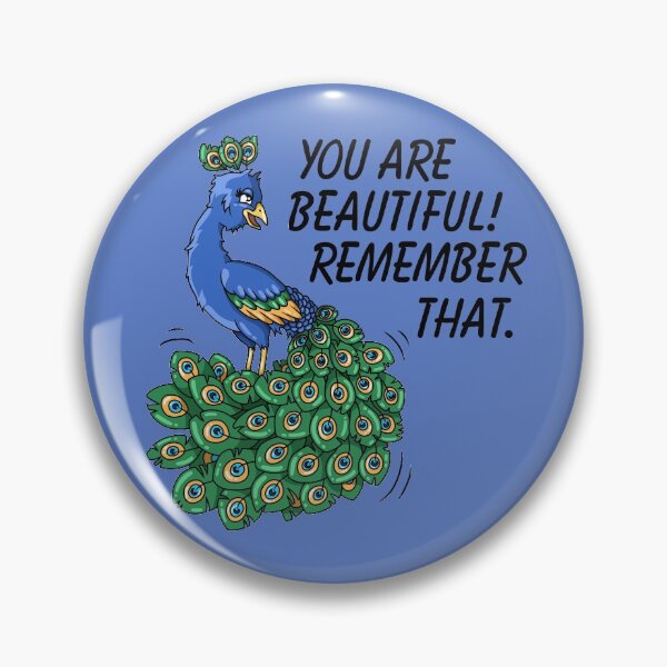 Item preview, You are beautiful amazing peacock illustration designed and sold by ARTemyzz.
