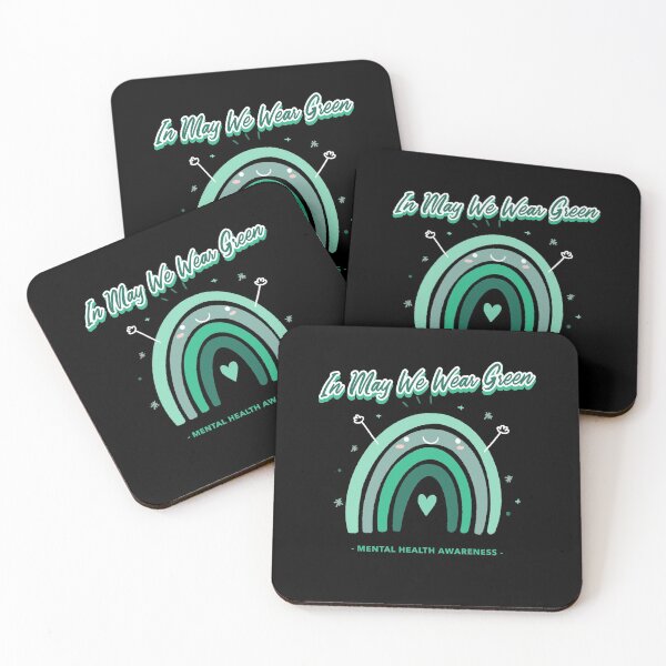 Item preview, Green Rainbow In May We Wear Green Mental Health Awareness designed and sold by TamGustam.