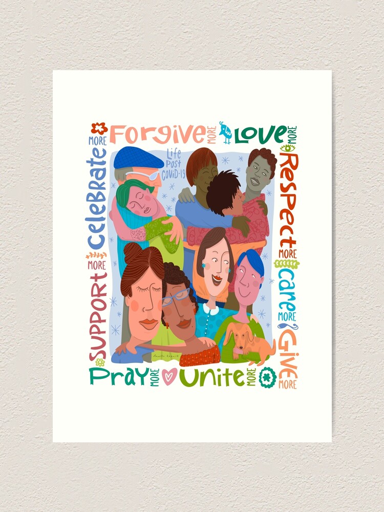 Alternate view of Life Post Covid-19 Art Print