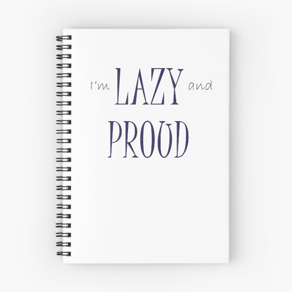 Item preview, I'm lazy and proud funny 2T-shirt designed and sold by hichamchim.