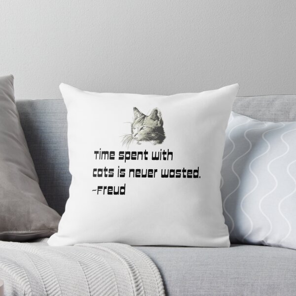 Item preview, Time spent with Cats is never wasted - Freud designed and sold by trilliansphere.