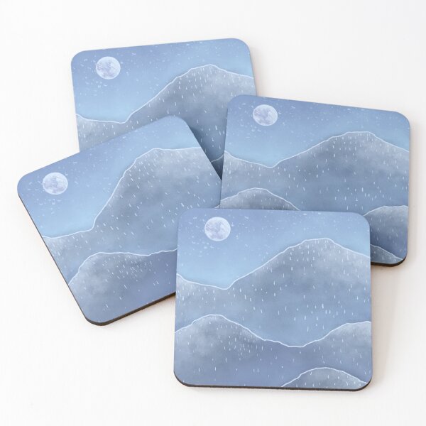 Item preview, a cold mountain view designed and sold by bedwithaview.