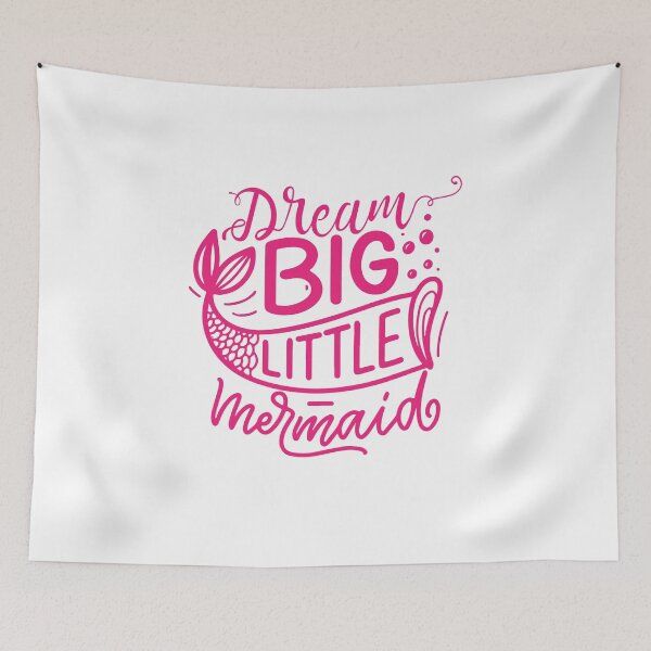 Item preview, DREAM BIG LITTLE MERMAID designed and sold by MallsD.