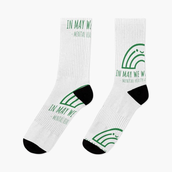 Item preview, Cute Green Rainbow In May We Wear Green Mental Health Awareness designed and sold by TamGustam.