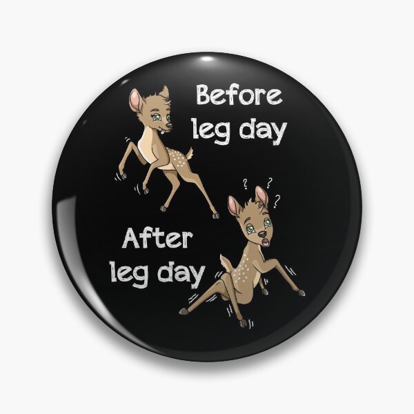 Item preview, Leg day fitness training amusing fawn designed and sold by ARTemyzz.