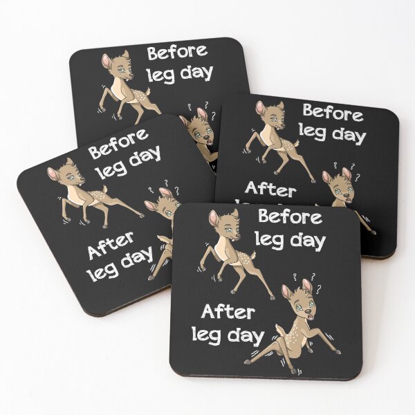 Item preview, Leg day fitness training amusing fawn designed and sold by ARTemyzz.