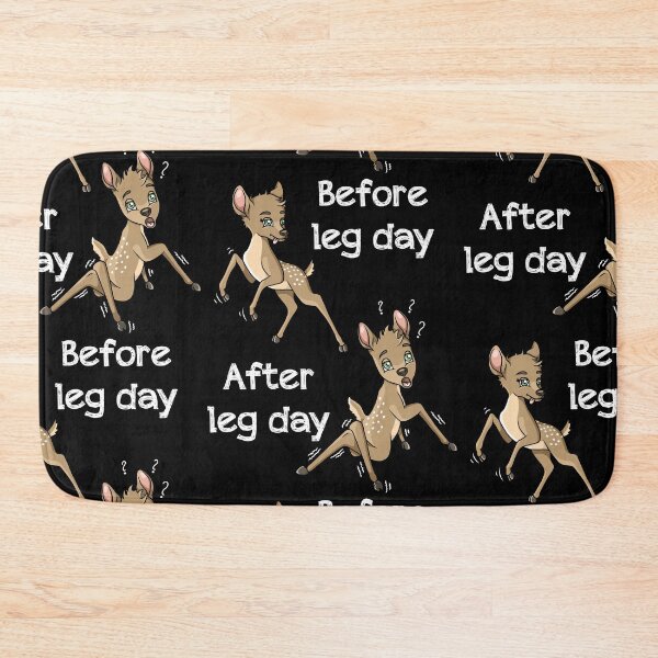 Item preview, Leg day fitness training amusing fawn designed and sold by ARTemyzz.