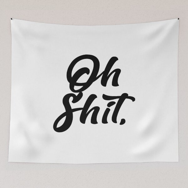 Item preview, Oh Shit designed and sold by Mooostickers.