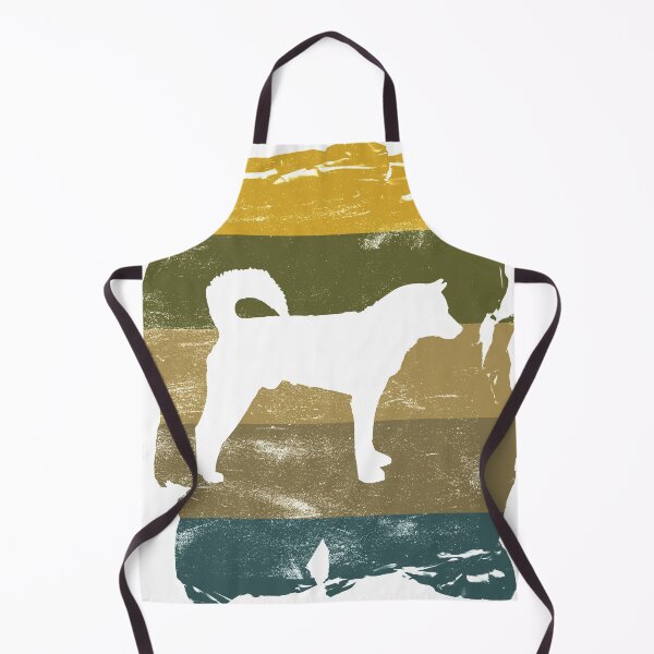 Item preview, Korean Jindo Distressed Vintage Retro Silhouette designed and sold by DoggyStyles.