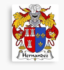 Armoiries de Hernandez / Crête de famille Impression sur toile