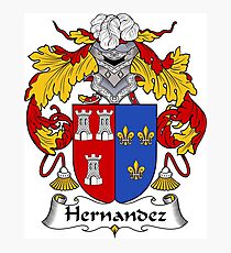 Hernandez Coat of Arms/Family Crest Photographic Print
