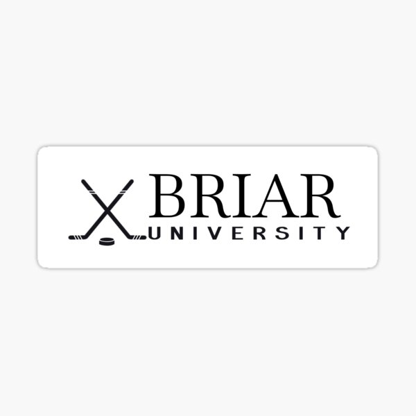 Briar university hockey off campus Sticker