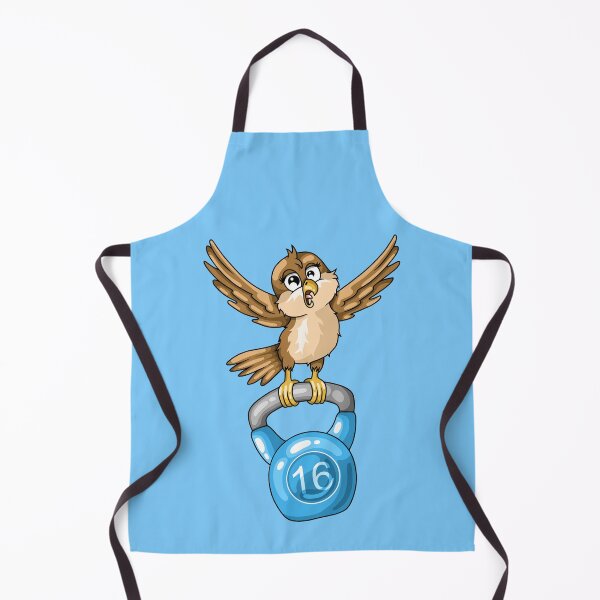 Item preview, Funny sparrow with kettlebell fitness designed and sold by ARTemyzz.