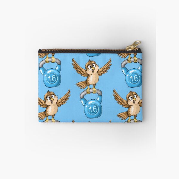 Item preview, Funny sparrow with kettlebell fitness designed and sold by ARTemyzz.