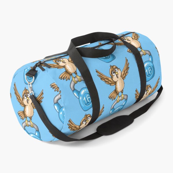 Item preview, Funny sparrow with kettlebell fitness designed and sold by ARTemyzz.