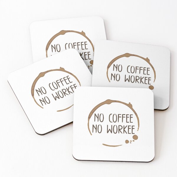 Item preview, No Coffee No Workee - Coffee Ring designed and sold by LongTunnel.