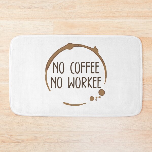 Item preview, No Coffee No Workee - Coffee Ring designed and sold by LongTunnel.