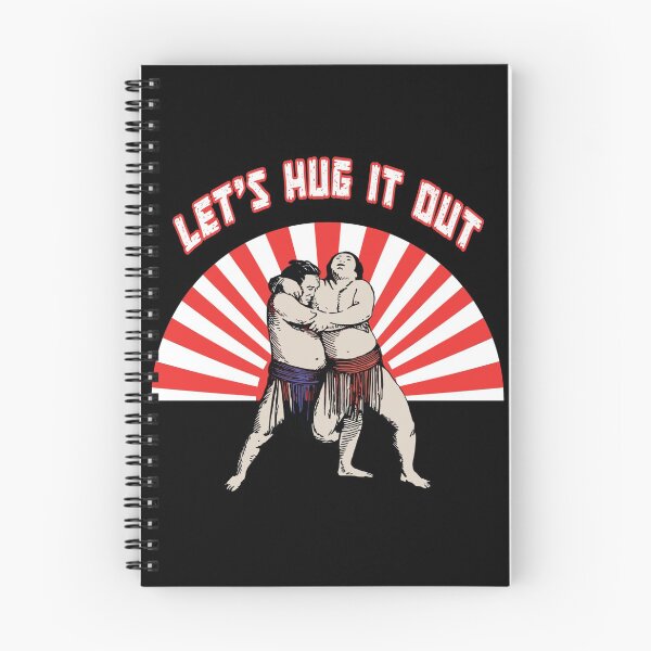 Item preview, Let's hug it out  - funny sumo wrestling  designed and sold by SidTastic .