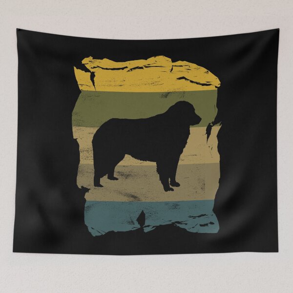 Item preview, Hungarian Kuvasz Distressed Vintage Retro Silhouette designed and sold by DoggyStyles.