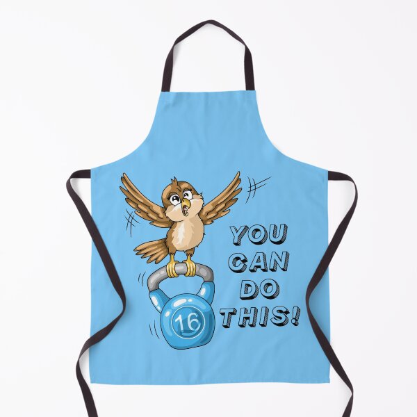 Item preview, Workout motivation bird with kettlebell designed and sold by ARTemyzz.
