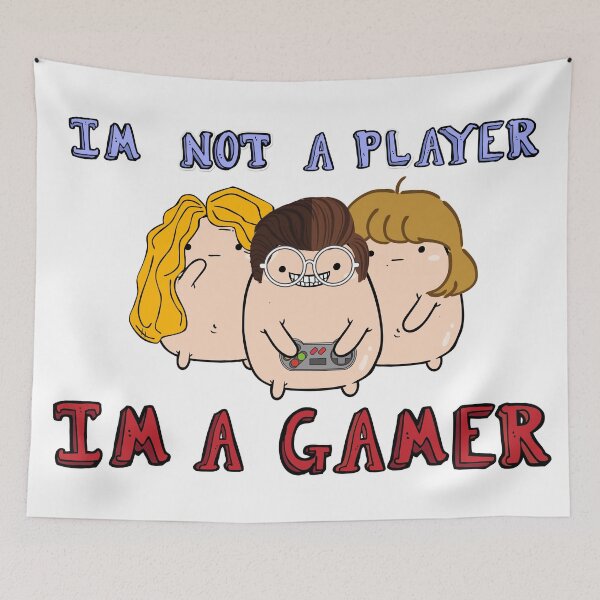 Item preview, Ltlle thumb guy is not a player he's a gamer  designed and sold by Yellowsprint.