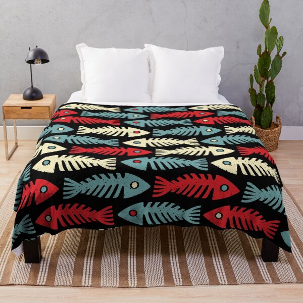 Item preview, Swim! Graphic Fishbone Design designed and sold by wickedpretty.
