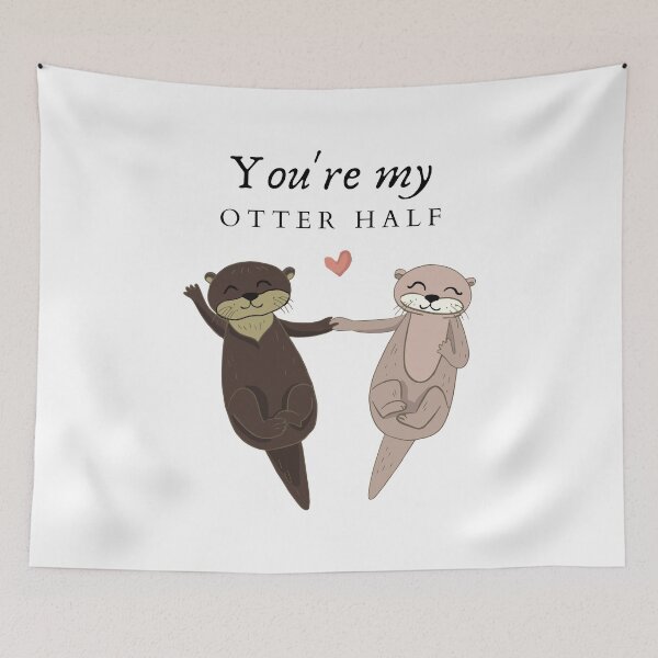 Item preview, You're my otter half, Otter love, cute couple gift designed and sold by CGEst2019.