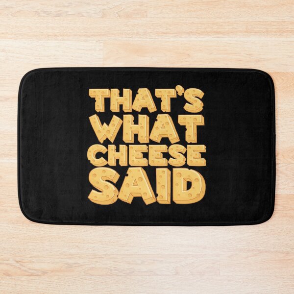 Item preview, That’s What Cheese Said, Funny Cheese Pun Art designed and sold by Maria Garcia.