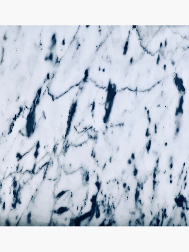 "white Marble detail with black spots" Poster by ludmilart Redbubble