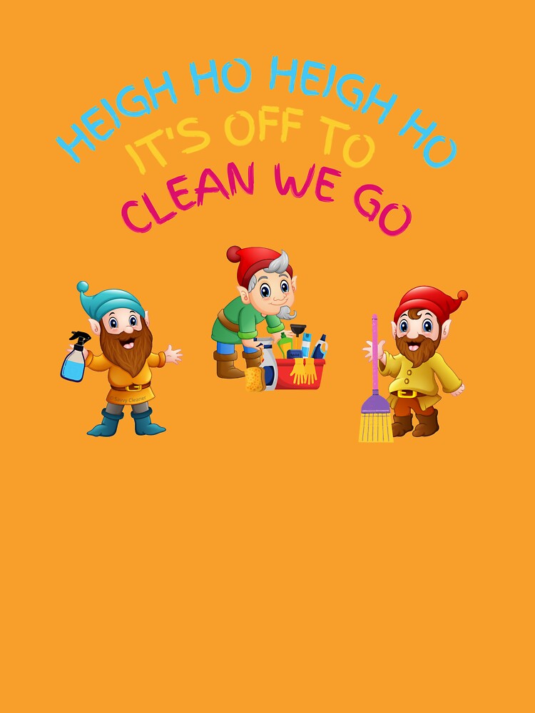 Off to Clean We Go Funny Cleaning Lady Housekeeper Cleaning Crew Gifts by SavvyCleaner