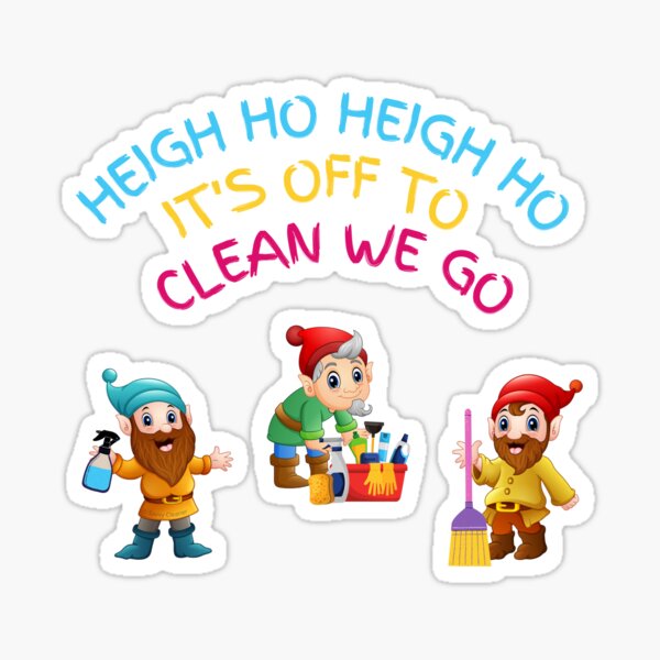 Item preview, Off to Clean We Go Funny Cleaning Lady Housekeeper Cleaning Crew Gifts designed and sold by SavvyCleaner.