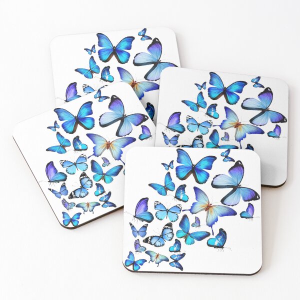 Item preview, Flock of purple butterflies designed and sold by OneLine24.