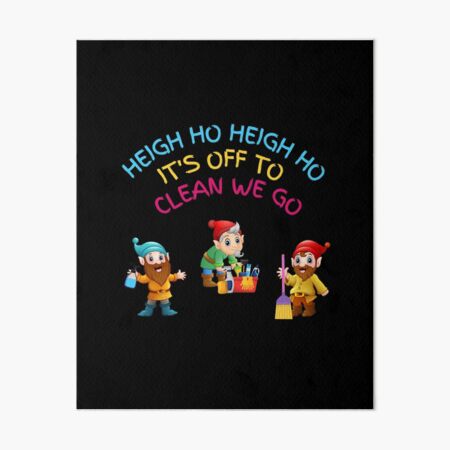 Item preview, Off to Clean We Go Funny Cleaning Lady Housekeeper Cleaning Crew Gifts designed and sold by SavvyCleaner.