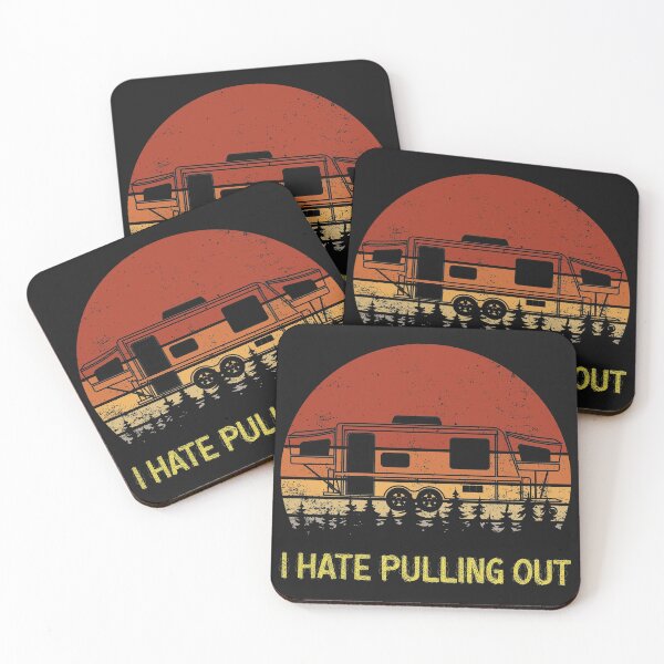 Item preview, Funny Camping I Hate Pulling Out Retro vintage Traveling adventure designed and sold by Mo-Am.