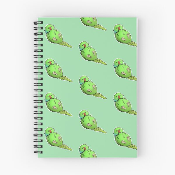 Item preview, Ring-necked parakeet lying green designed and sold by Suvillyon.
