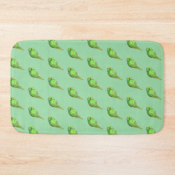 Item preview, Ring-necked parakeet lying green designed and sold by Suvillyon.