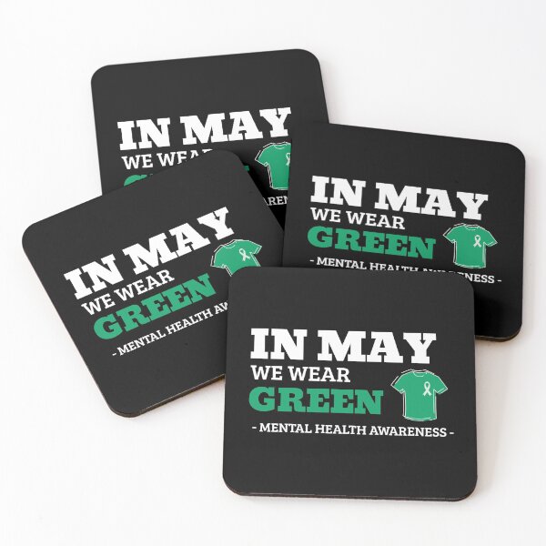 Item preview, In May We Wear Green Mental Health Awareness designed and sold by TamGustam.